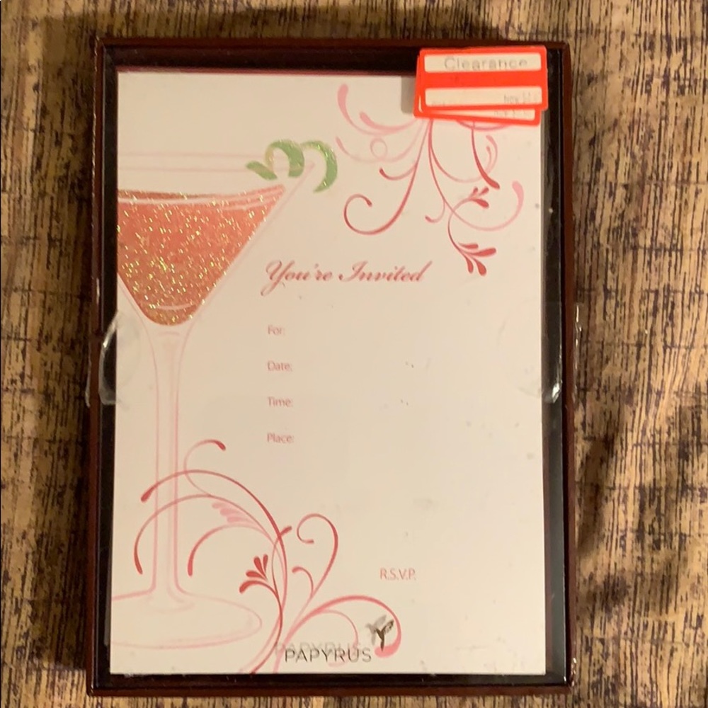 Papyrus invitations